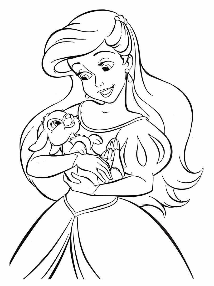 Ariel Coloring Page (40)