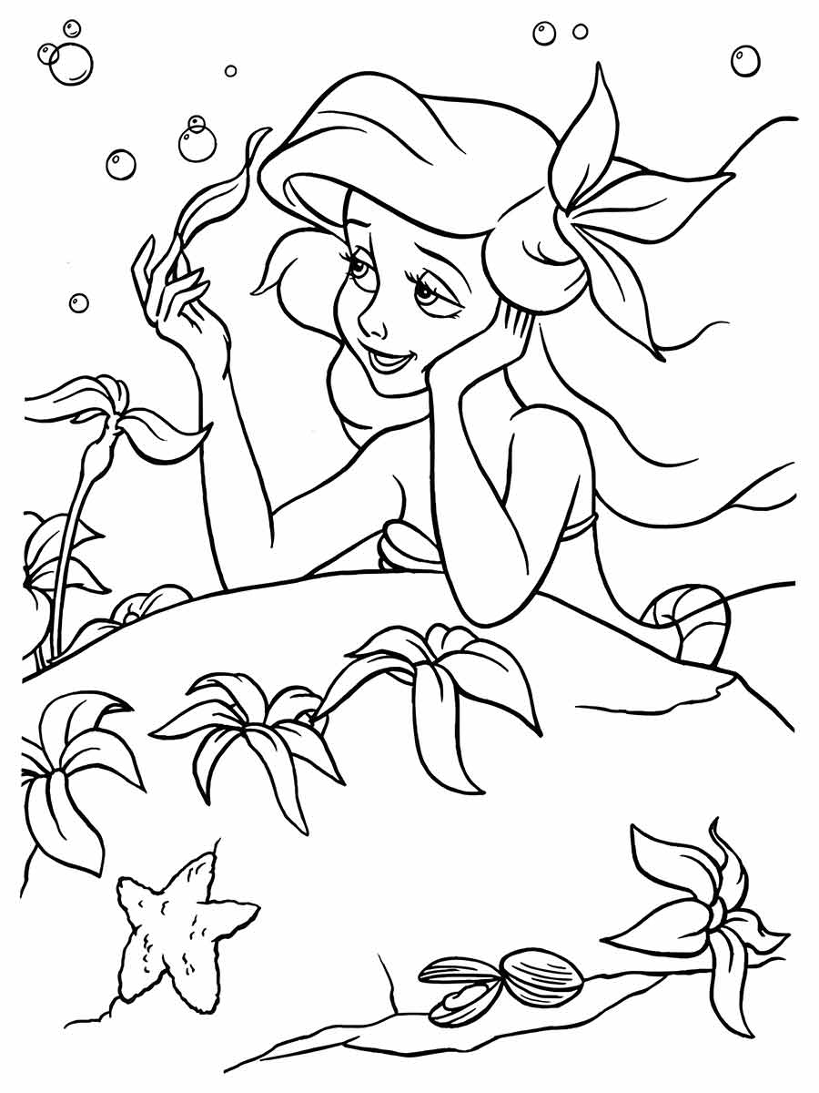 Ariel Coloring Page (51)