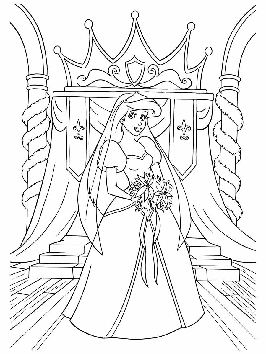 Ariel Coloring Page (54)