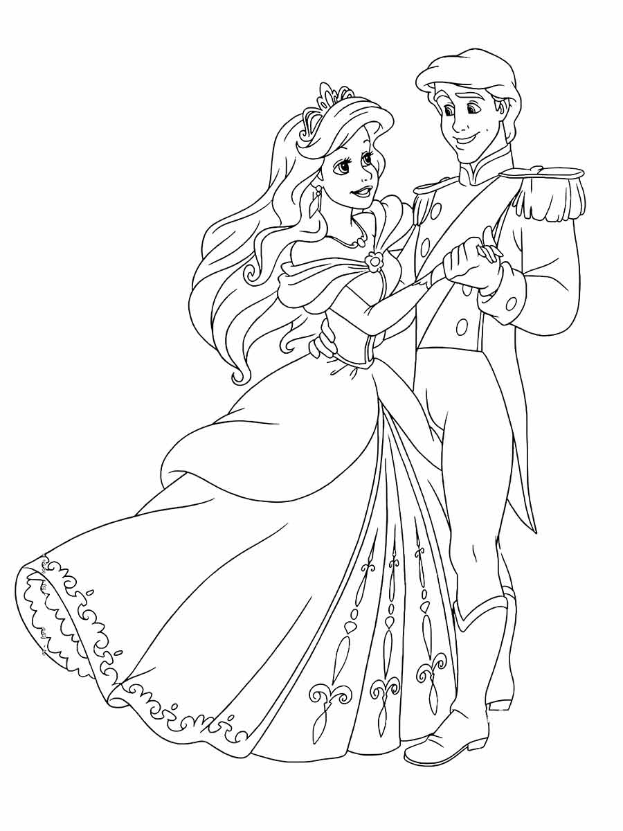 Ariel Coloring Page (56)