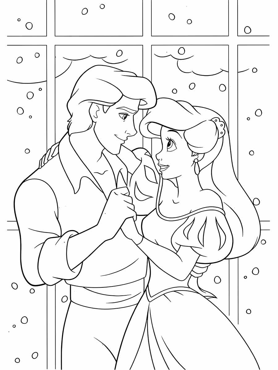 Ariel Coloring Page (58)