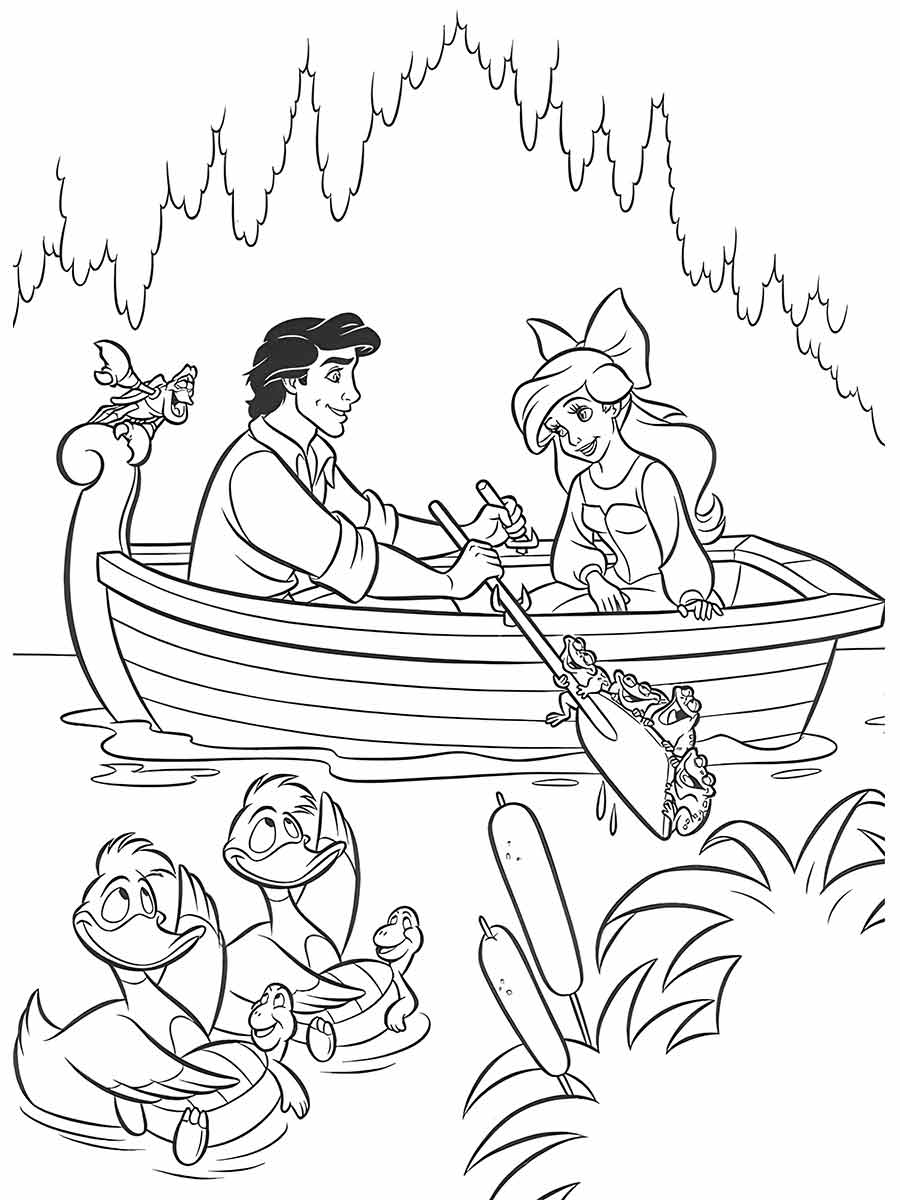 Ariel Coloring Page (74)