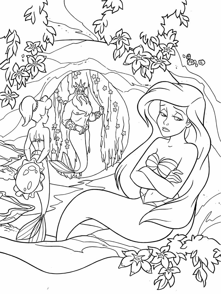 Ariel Coloring Page (79)