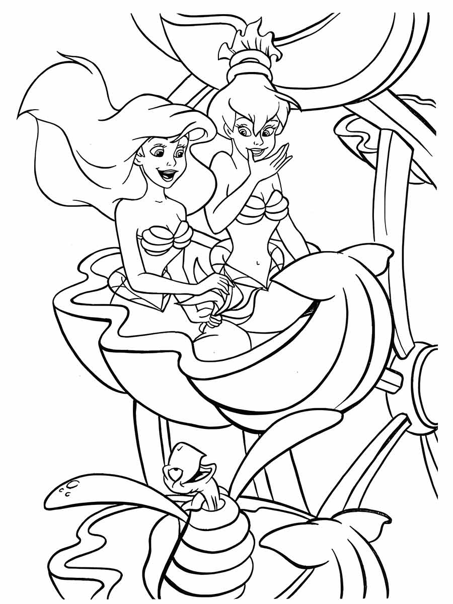 Ariel Coloring Page (83)