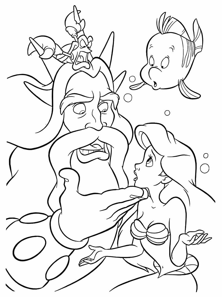 Ariel Coloring Page (84)