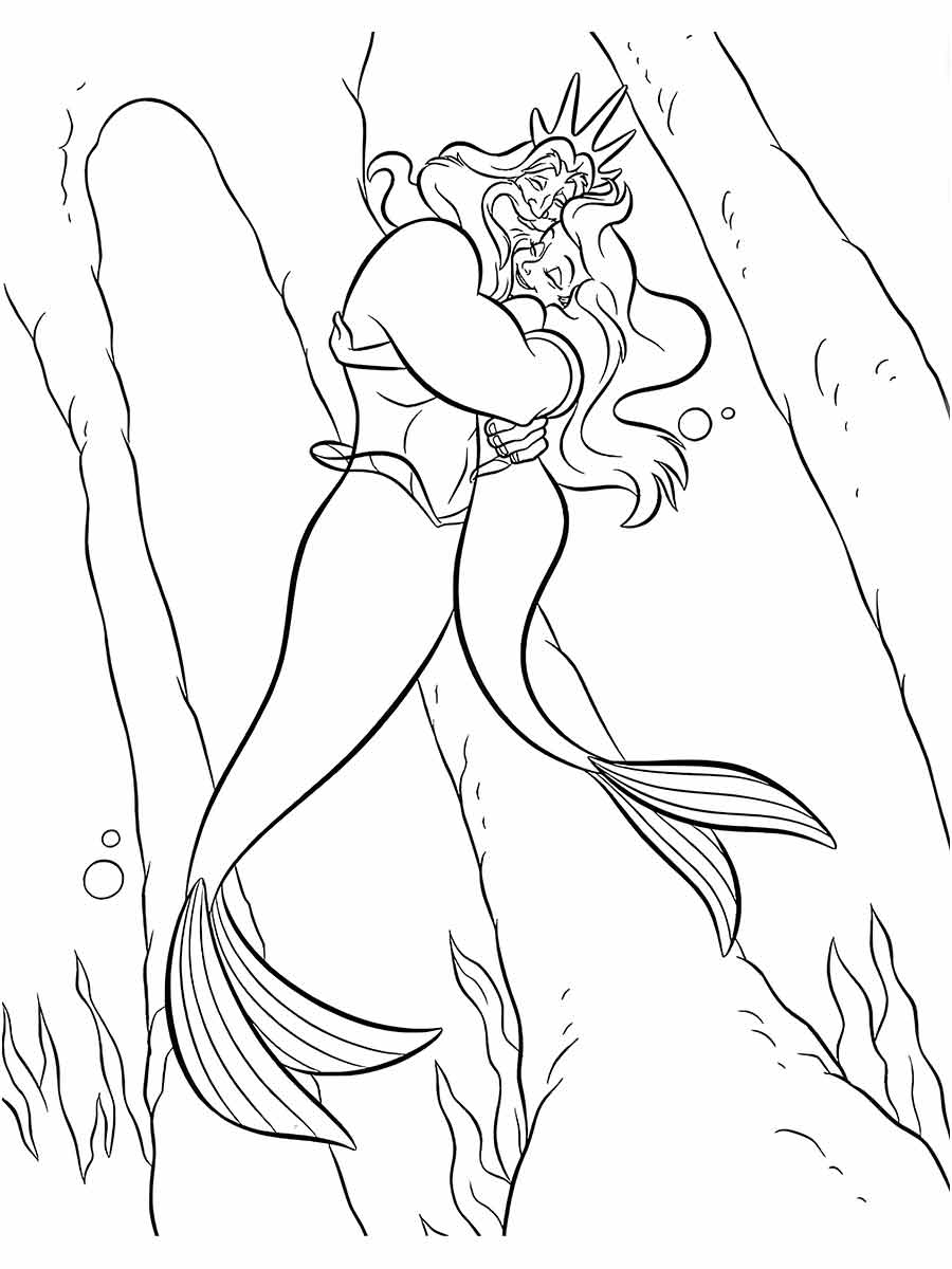 Ariel Coloring Page (87)