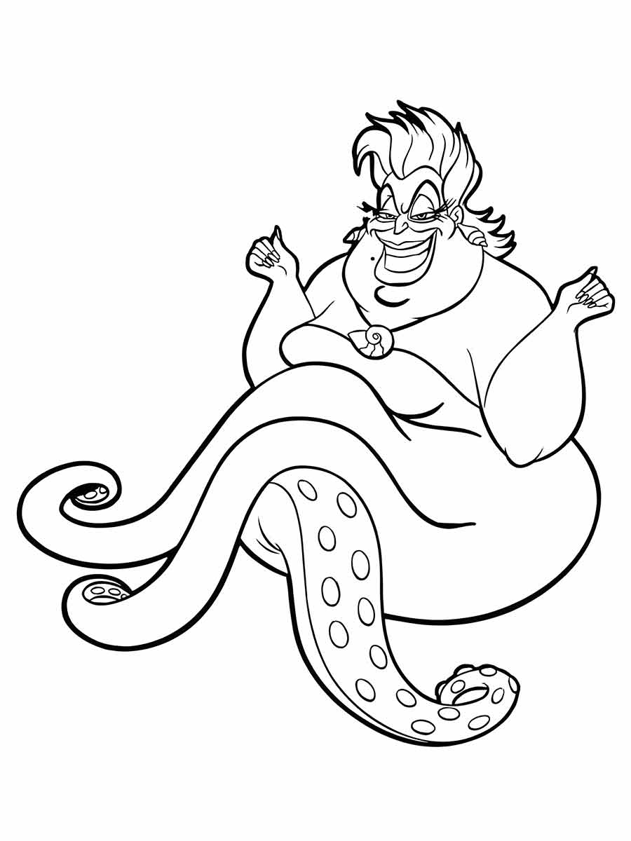 Ariel Coloring Page (89)