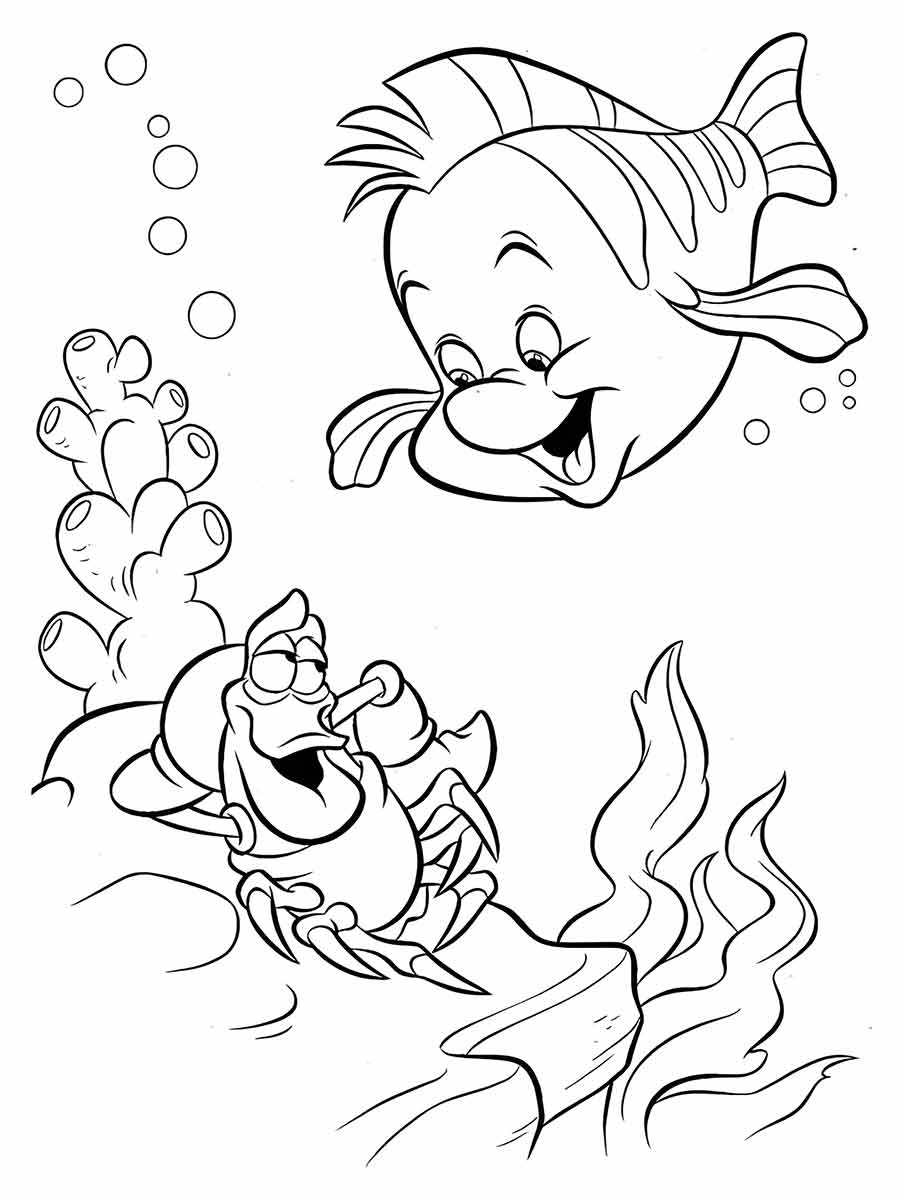 Ariel Coloring Page (91)