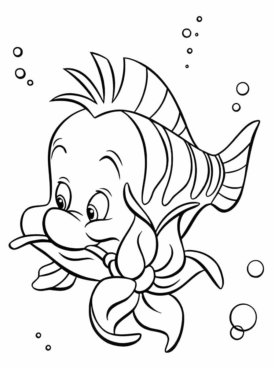 Ariel Coloring Page (93)