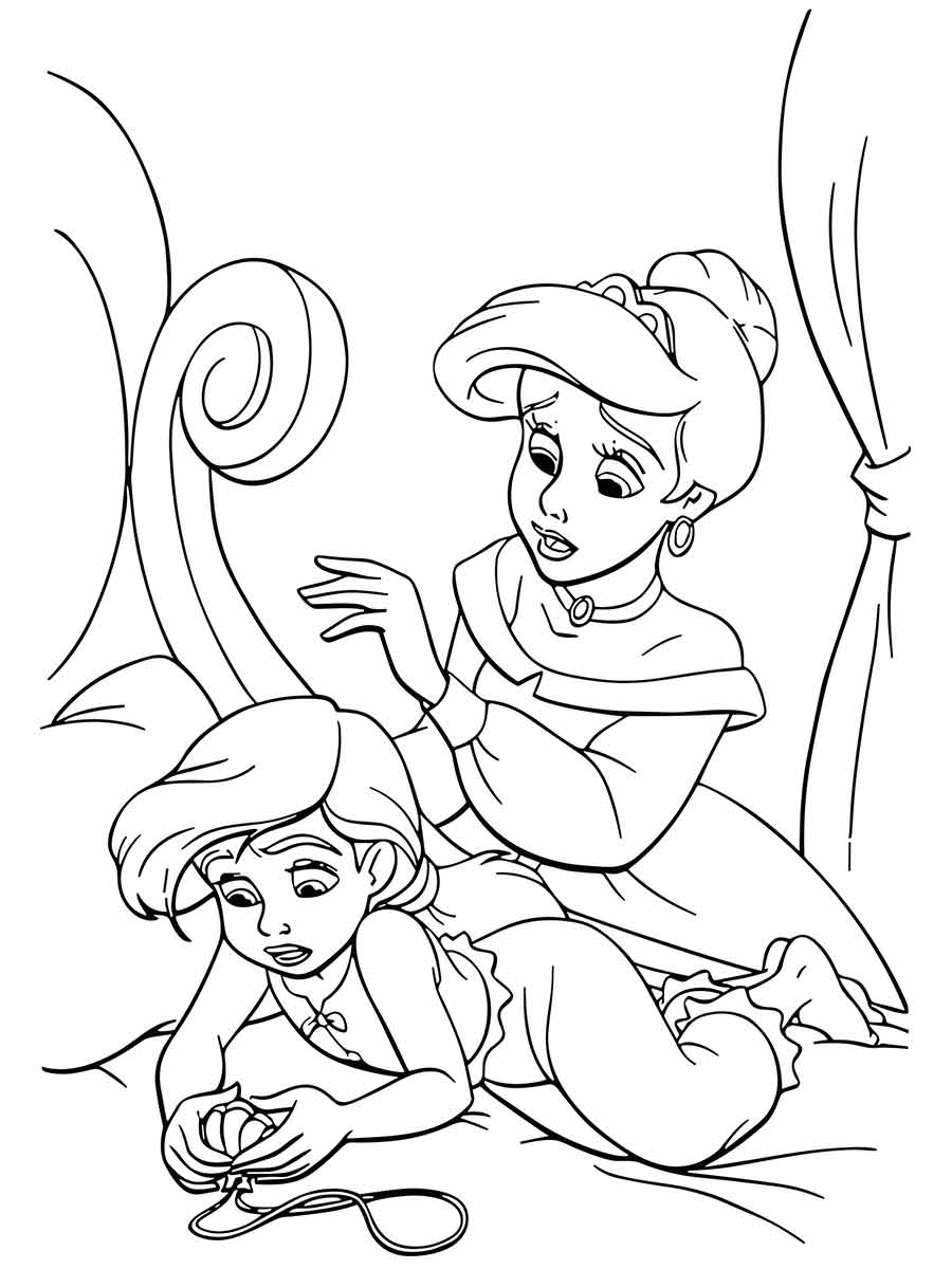 Ariel Coloring Page (98)