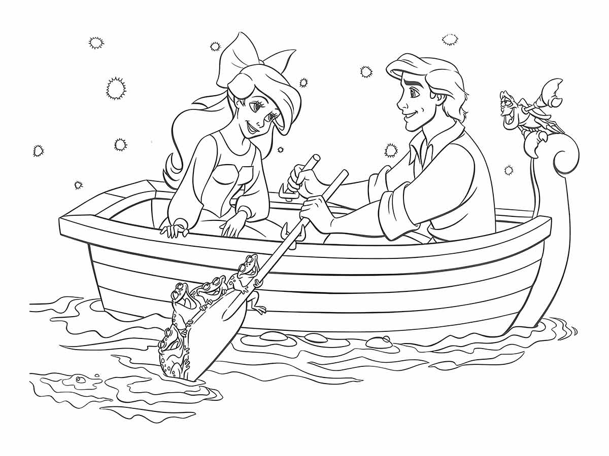 Ariel Coloring Page (99)