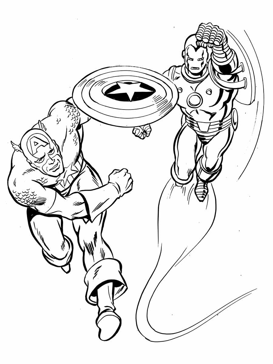 Avengers coloring page (10)