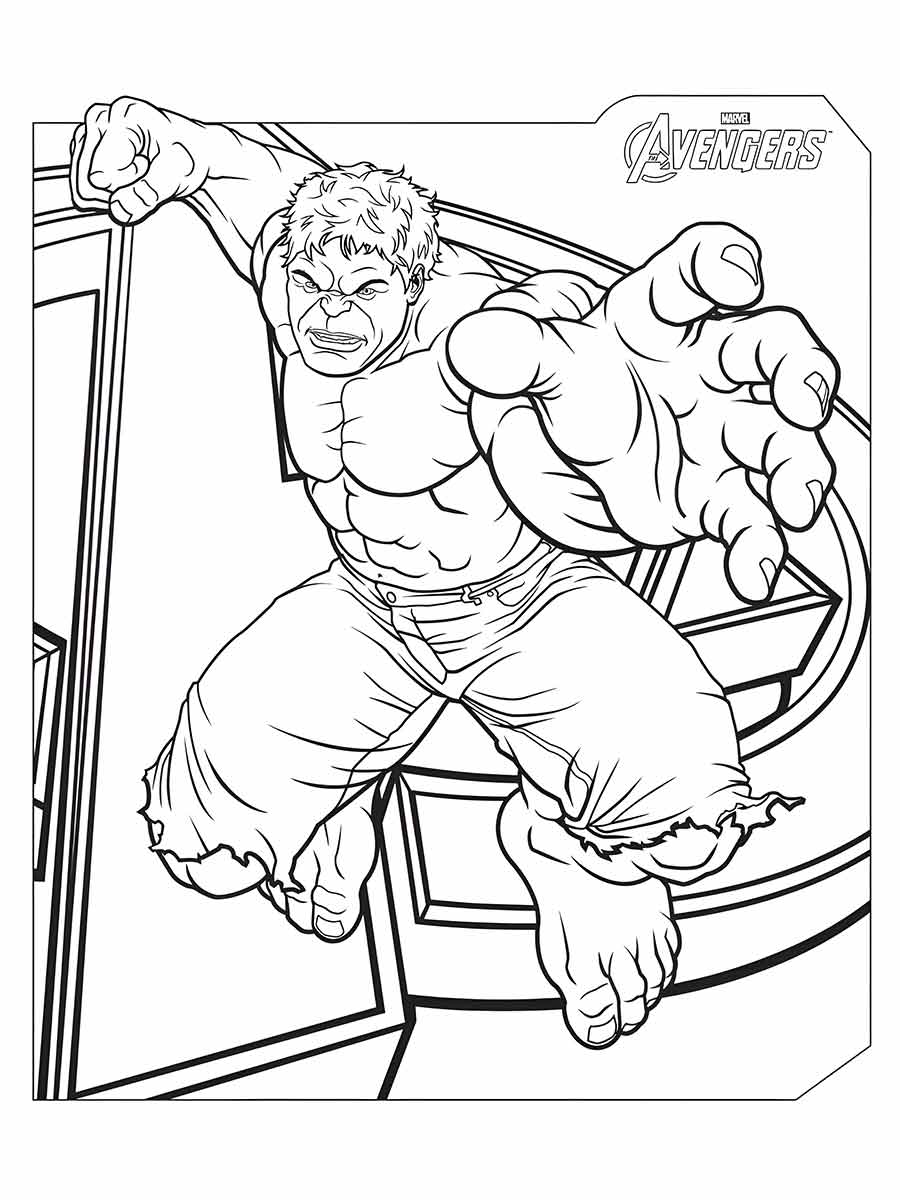 Avengers coloring page (16)