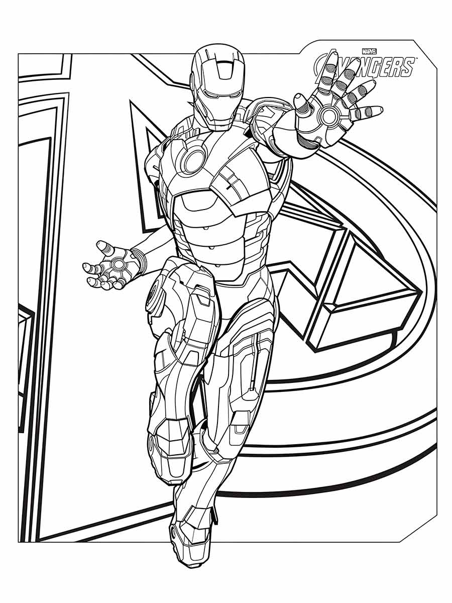 Avengers coloring page (17)