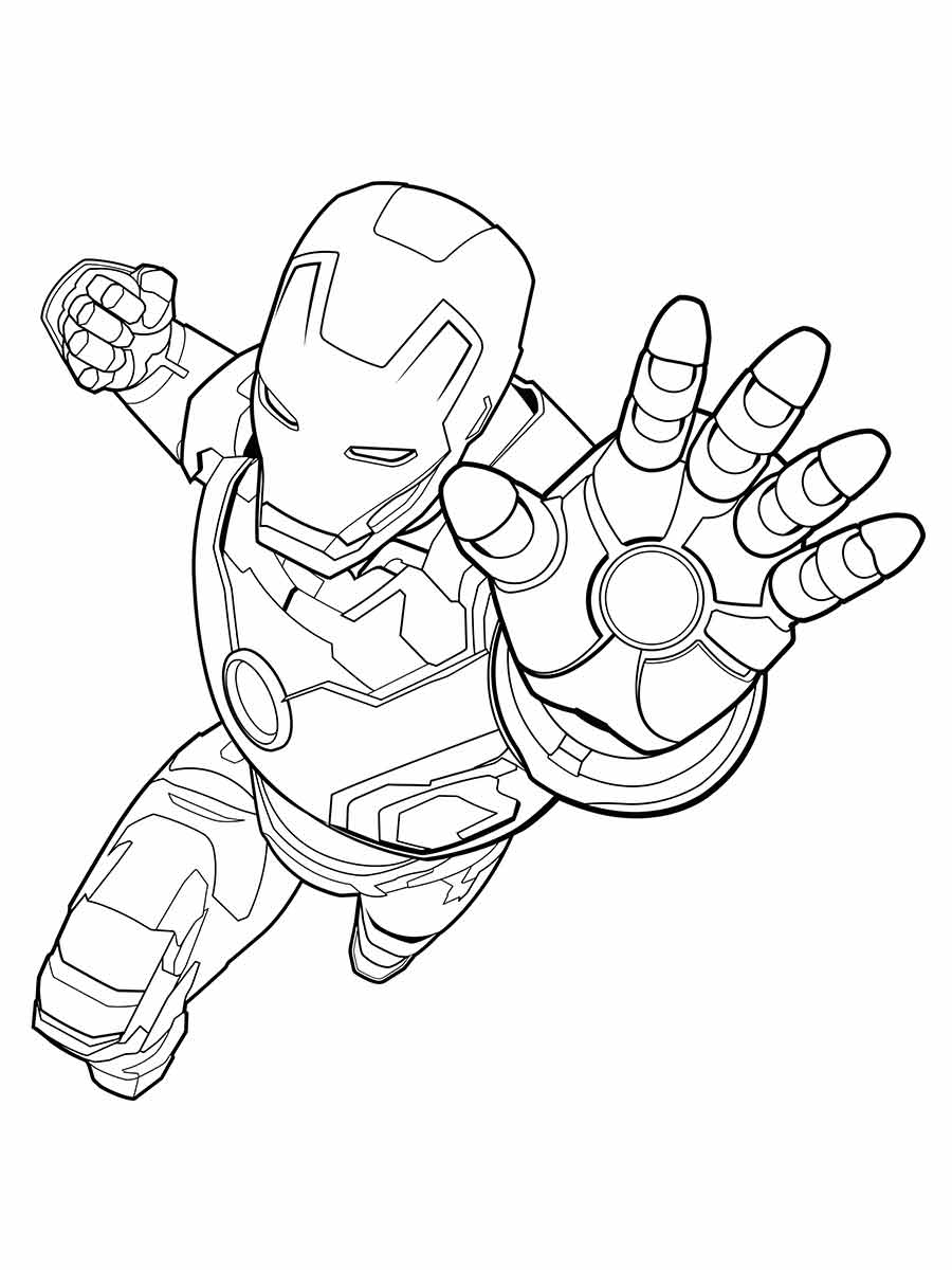 Avengers coloring page (20)