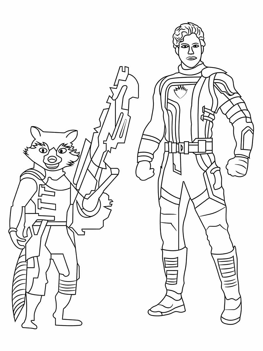 Avengers coloring page (4)