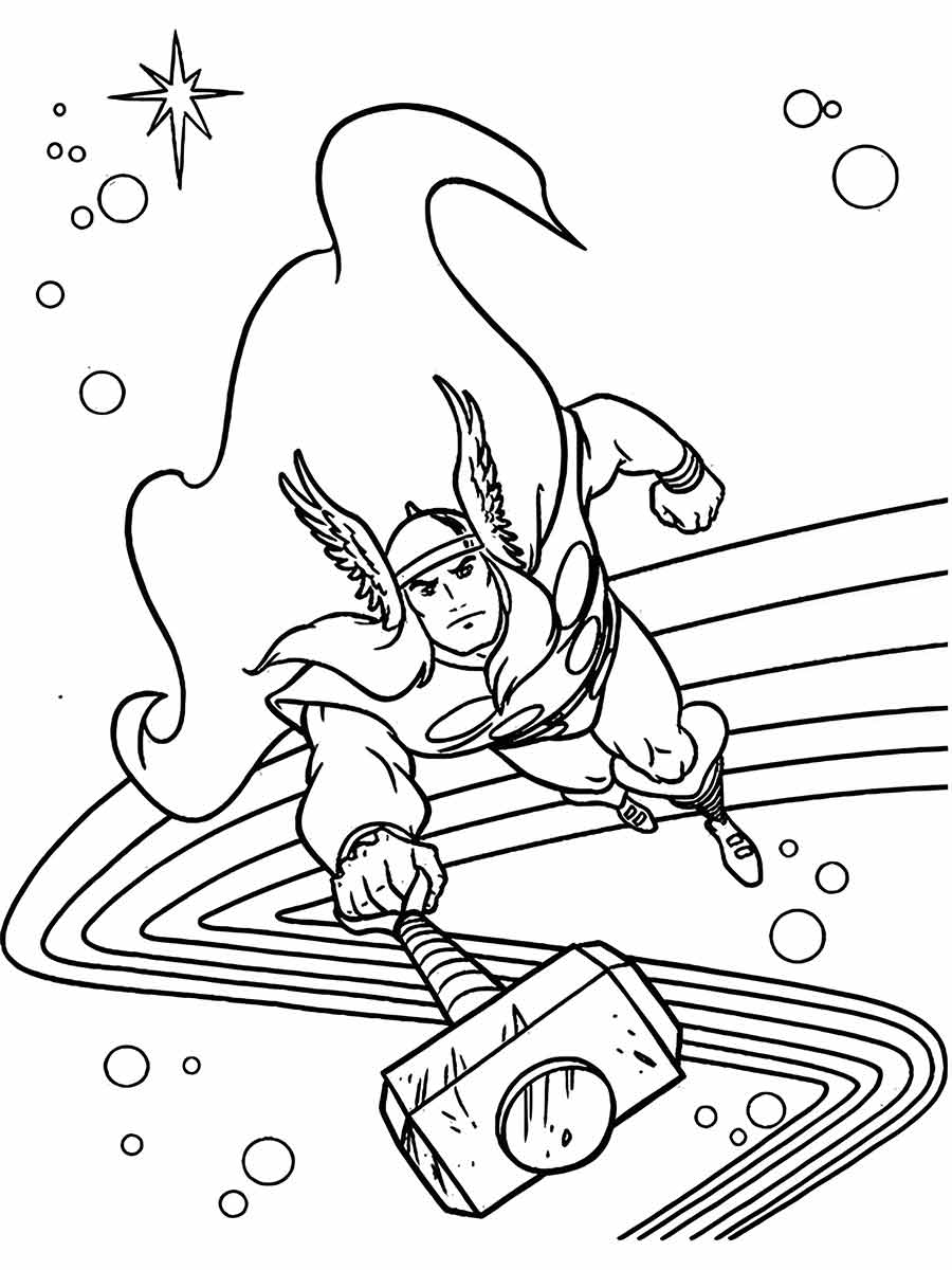 Avengers coloring page (42)