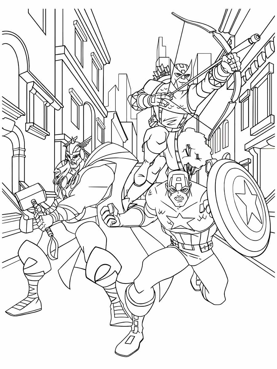 Avengers coloring page (48)