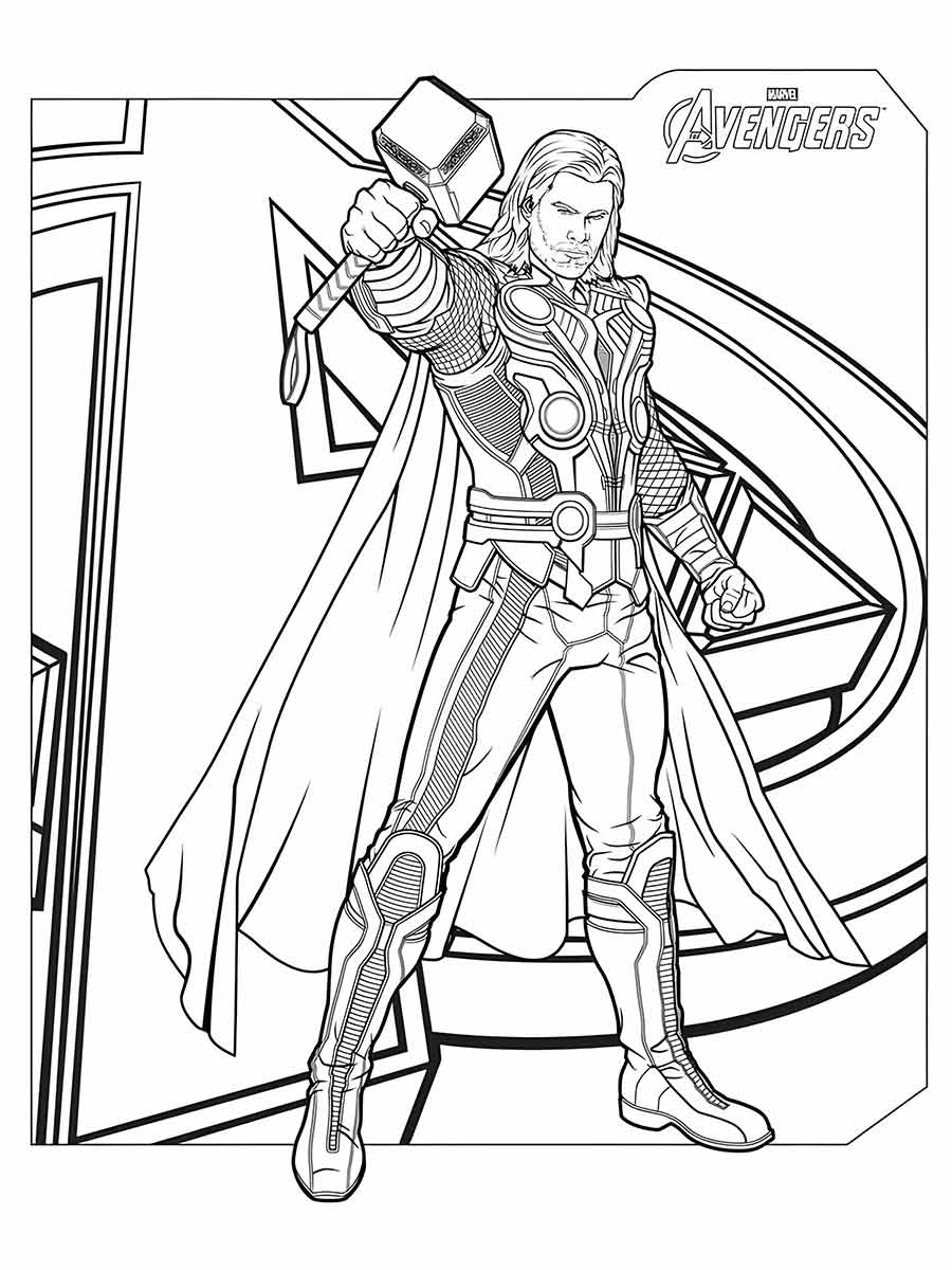 Avengers coloring page (54)