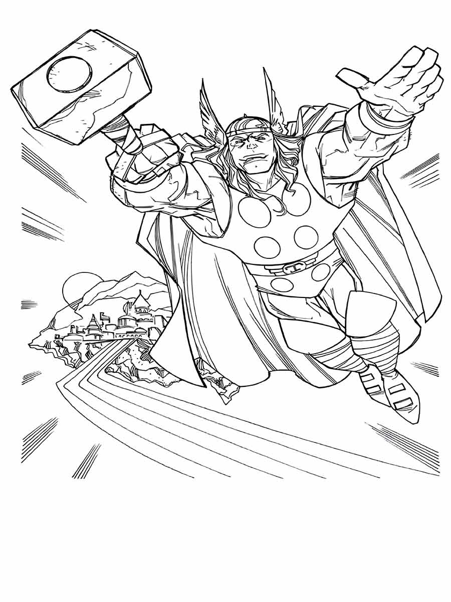 Avengers coloring page (6)