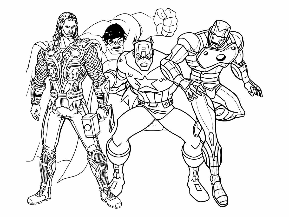 Avengers coloring page (61)