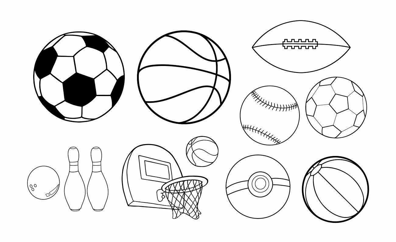 Ball coloring page (25)