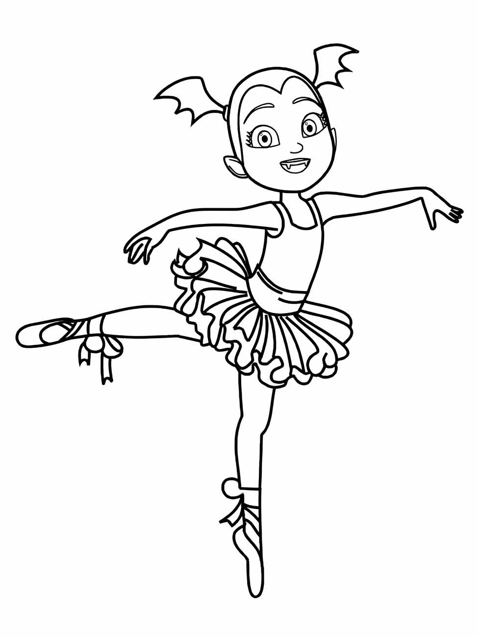 Ballerinas coloring page (11)