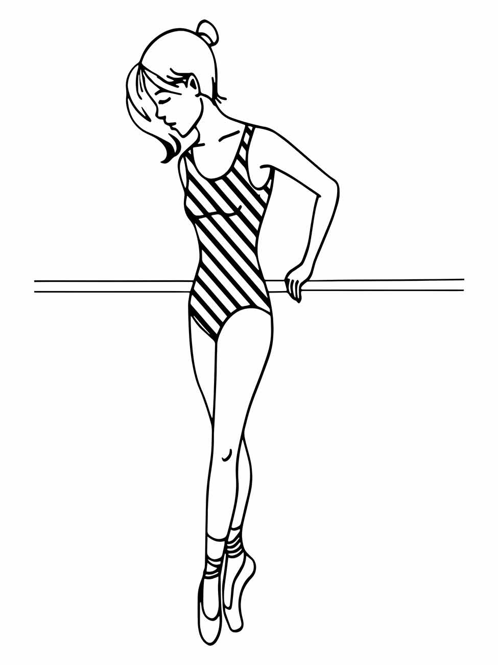 Ballerinas coloring page (12)