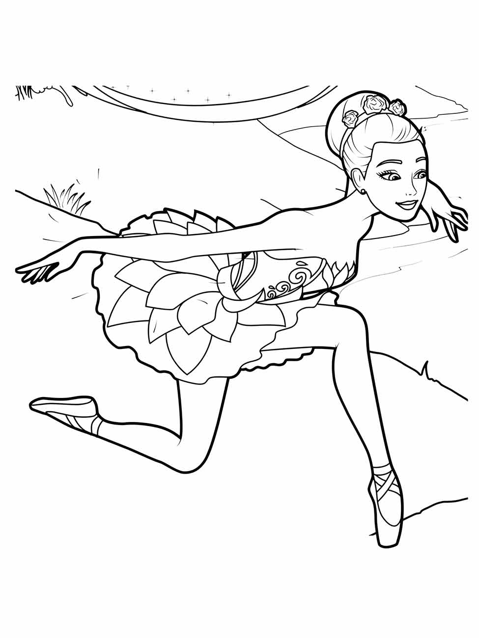 Ballerinas coloring page (13)