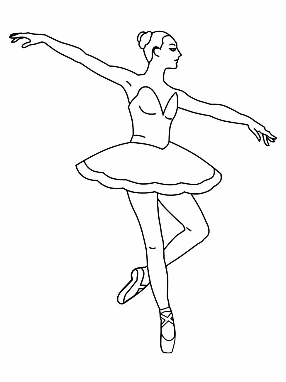 Ballerinas coloring page (14)