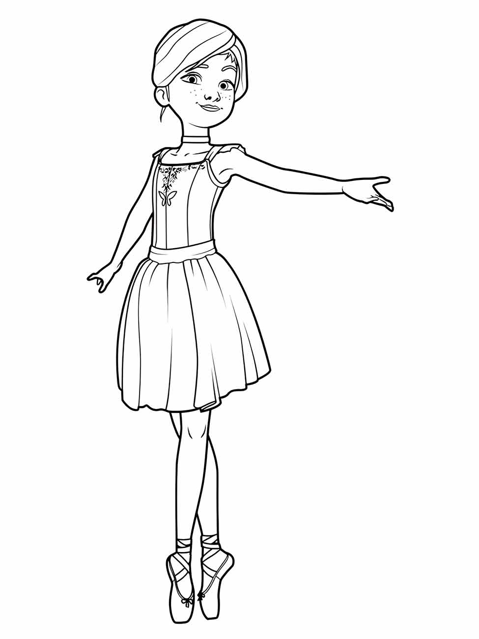 Ballerinas coloring page (16)