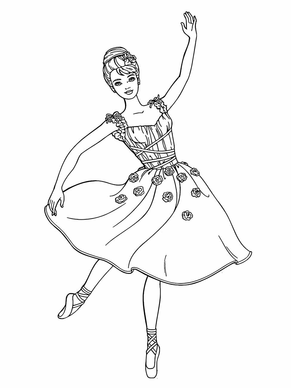 Ballerinas coloring page (4)