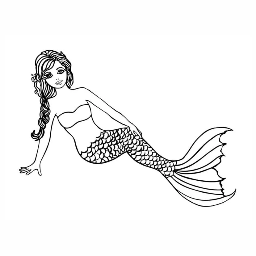 Barbie Mermaid coloring page (14)