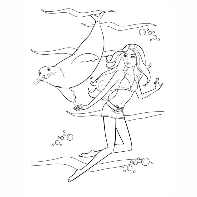 Barbie Mermaid coloring page (17)