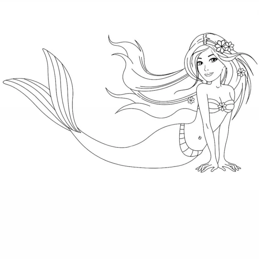 Barbie Mermaid coloring page (18)