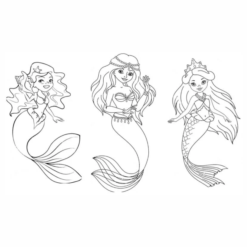 Barbie Mermaid coloring page (21)