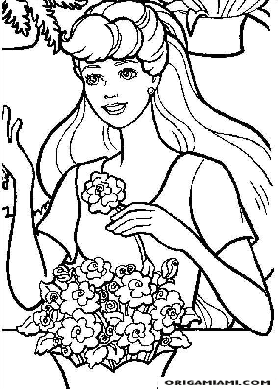 Barbie coloring page (1)