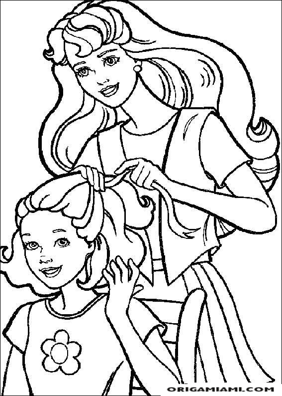 Barbie coloring page (10)