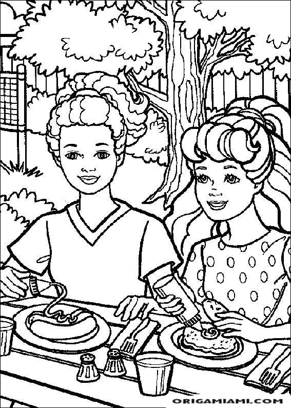 Barbie coloring page (11)