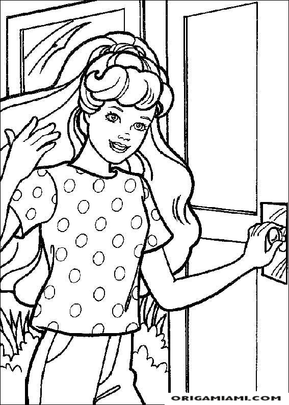 Barbie coloring page (12)