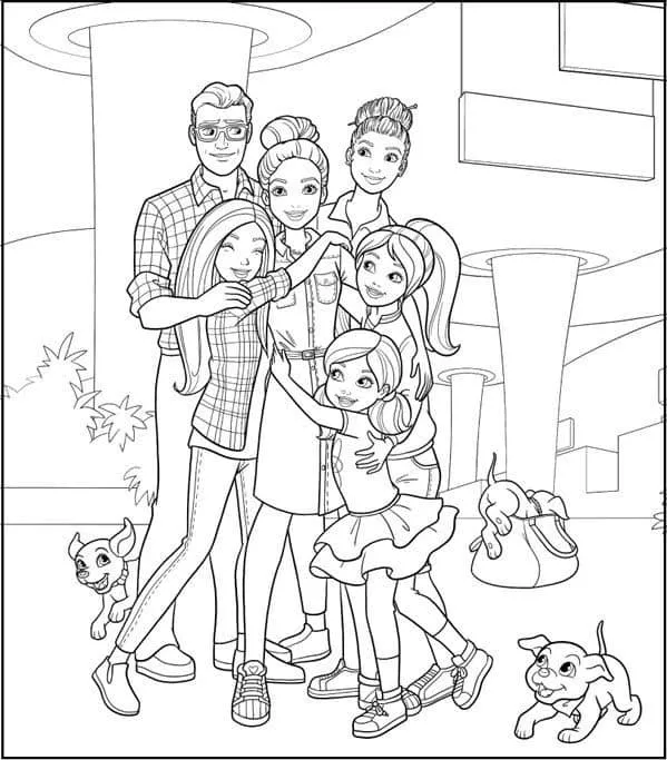 Barbie coloring page (13)