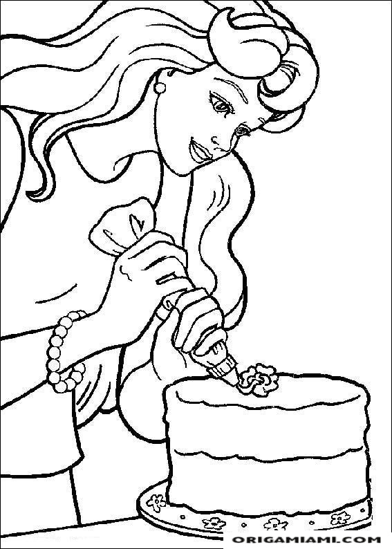 Barbie coloring page (14)