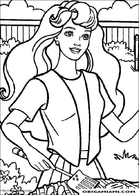 Barbie coloring page (15)