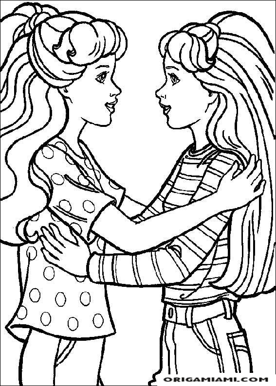 Barbie coloring page (16)