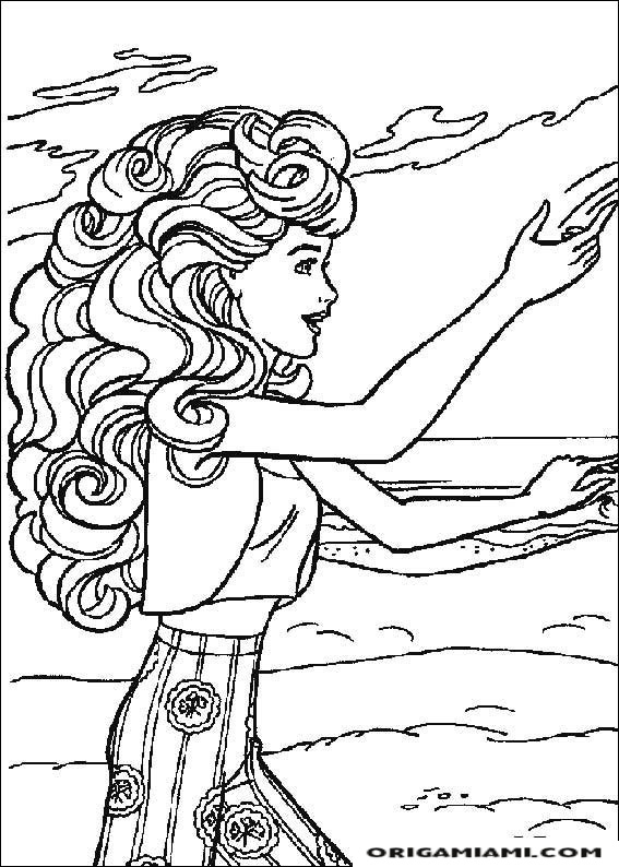 Barbie coloring page (17)