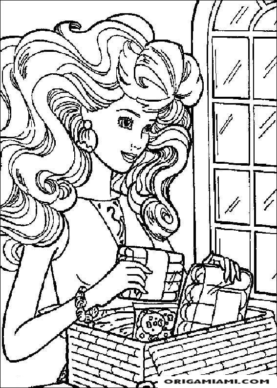 Barbie coloring page (19)