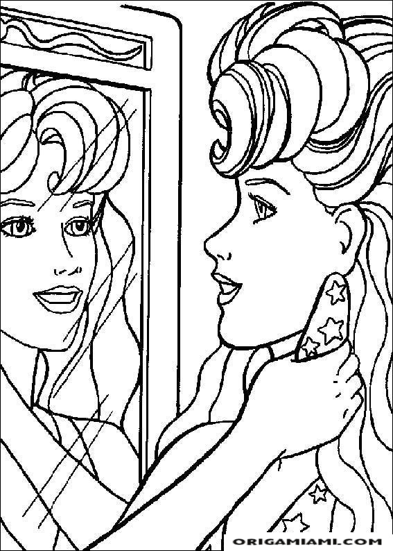 Barbie coloring page (20)