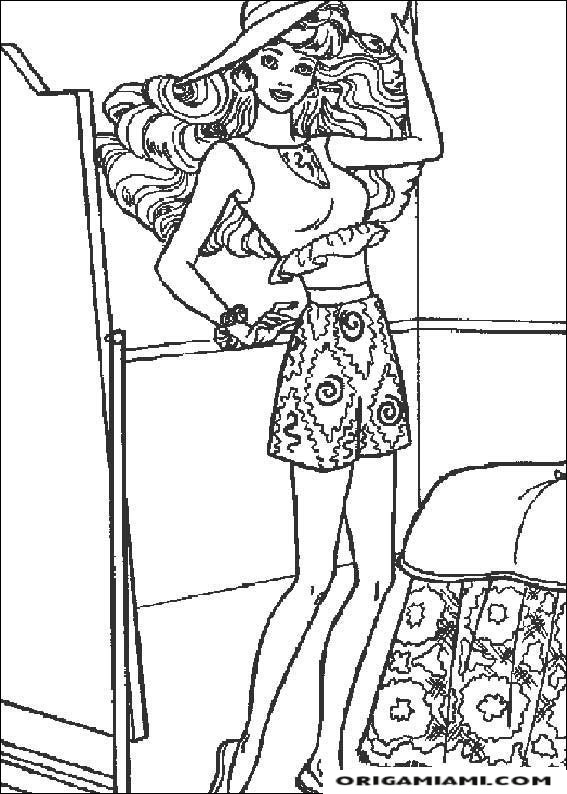 Barbie coloring page (21)