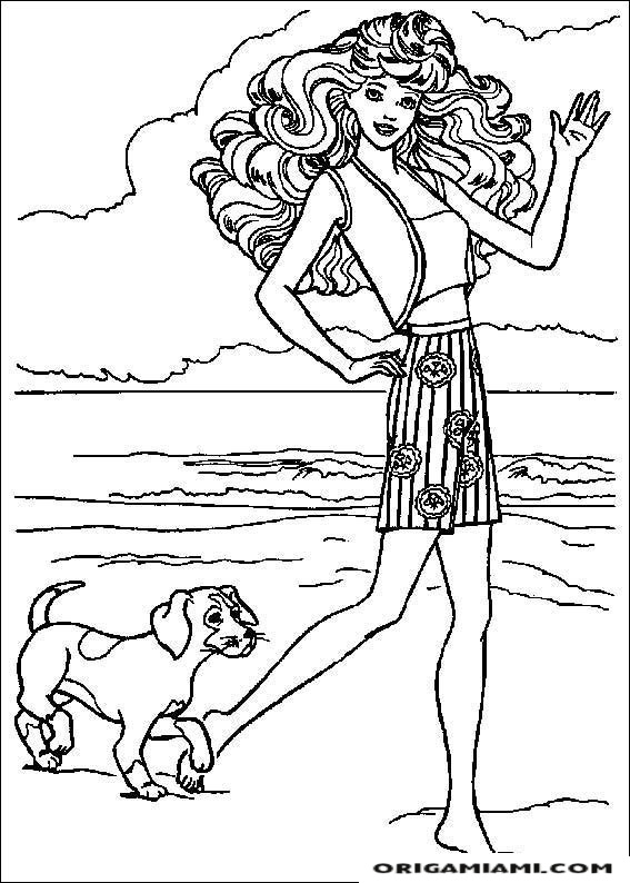 Barbie coloring page (22)