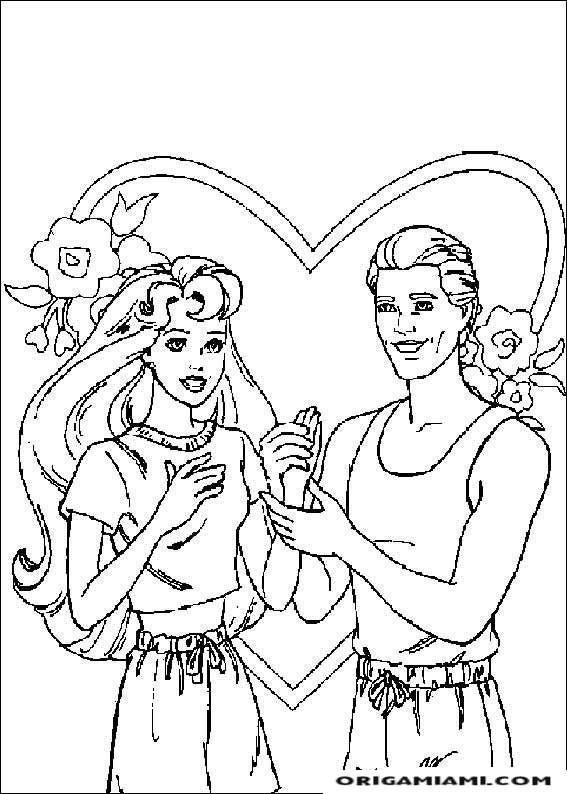 Barbie coloring page (23)